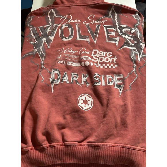 Darc Sport X Star Wars Darkside RIDE THE LIGHTNING 23 Of 1000 HOODIE ROMAN RED S - Picture 9 of 10